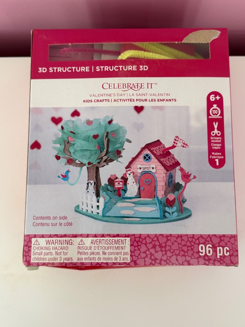 Celebrate It Dog House Scene 3D Foam Craft Kit - New - Picture 6 of 10